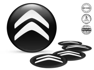 Citroen Ruota Decalcomanias Stile Badge Silicone Esclusivo